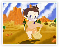 Return Hanuman Cartoon
